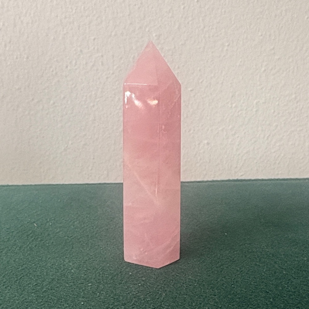 Madagascar Rose Quartz Crystal Tower